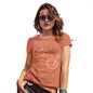 Womens T-Shirt Funny Geek Nerd Hilarious Joke Feelin' Peachy Women's T-Shirt X-Large Orange