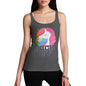 Funny Tank Top For Mum F-ck Off Unicorn Women's Tank Top Large Dark Grey