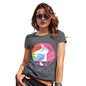 Funny Tshirts For Women Go To Hell Unicorn Women's T-Shirt Medium Dark Grey