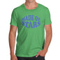 Funny T Shirts For Men Made Of Stars Men's T-Shirt Large Green