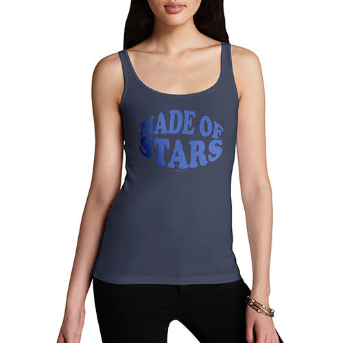 Funny Gifts For Women Made Of Stars Women's Tank Top X-Large Navy