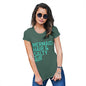 Funny T Shirts For Mom Mermaid Hair & Salty Air Women's T-Shirt Large Bottle Green