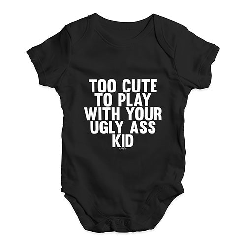 Too Cute To Play Baby Unisex Baby Grow Bodysuit