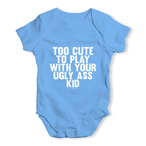 Too Cute To Play Baby Unisex Baby Grow Bodysuit