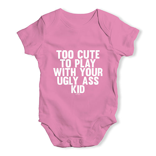 Too Cute To Play Baby Unisex Baby Grow Bodysuit