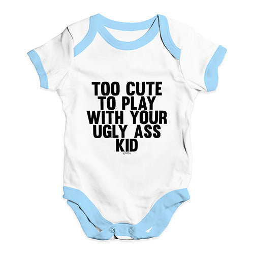 Too Cute To Play Baby Unisex Baby Grow Bodysuit