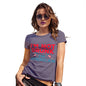 Womens Funny T Shirts I'm Not Drunk I'm American Women's T-Shirt X-Large Plum