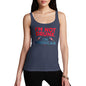 Women Funny Sarcasm Tank Top I'm Not Drunk I'm American Women's Tank Top X-Large Navy