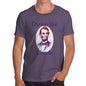 Funny T Shirts For Dad Drinkin Like Lincoln Men's T-Shirt Large Plum