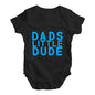 Dad's Little Dude Baby Unisex Baby Grow Bodysuit