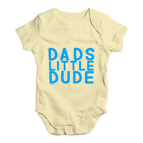 Dad's Little Dude Baby Unisex Baby Grow Bodysuit