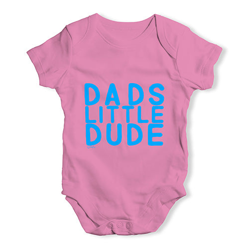 Dad's Little Dude Baby Unisex Baby Grow Bodysuit