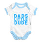 Dad's Little Dude Baby Unisex Baby Grow Bodysuit