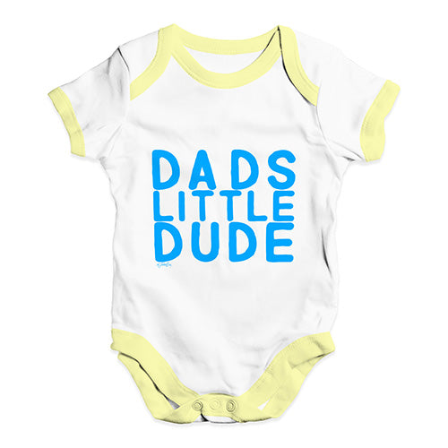 Dad's Little Dude Baby Unisex Baby Grow Bodysuit