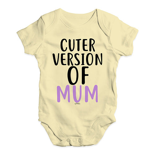 Cuter Version Of Mum Baby Unisex Baby Grow Bodysuit