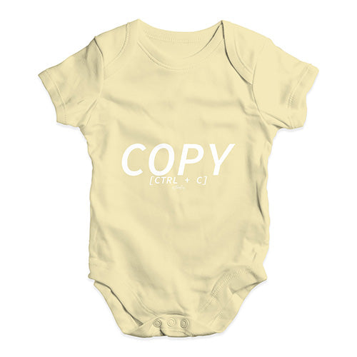 Copy CTRL + C Baby Unisex Baby Grow Bodysuit