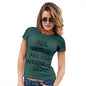 Womens Funny T Shirts Dad Thanks For The DNA Women's T-Shirt X-Large Bottle Green