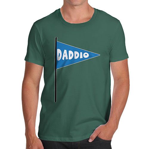 Funny Tee For Men Daddio Men's T-Shirt X-Large Bottle Green