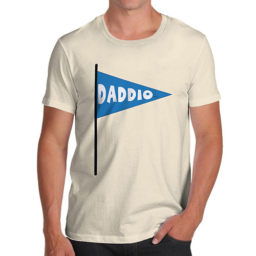 Funny T-Shirts For Guys Daddio Men's T-Shirt X-Large Natural