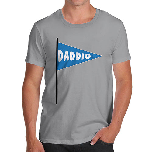 Funny T Shirts For Men Daddio Men's T-Shirt X-Large Light Grey
