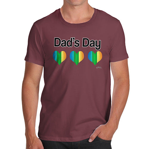 Funny T Shirts For Men Dad's Day Men's T-Shirt X-Large Burgundy