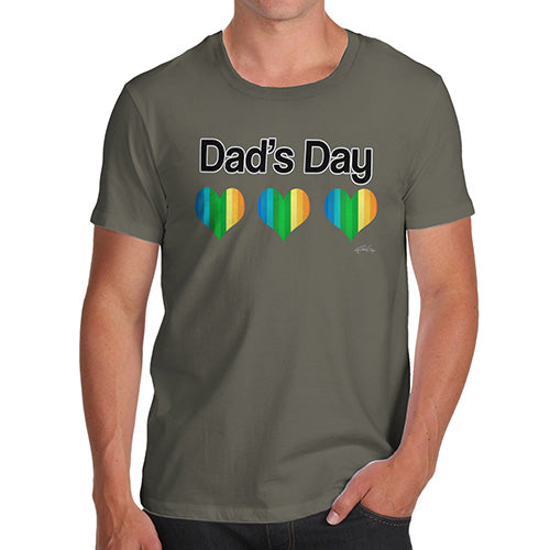 Funny Tee Shirts For Men Dad's Day Men's T-Shirt X-Large Khaki