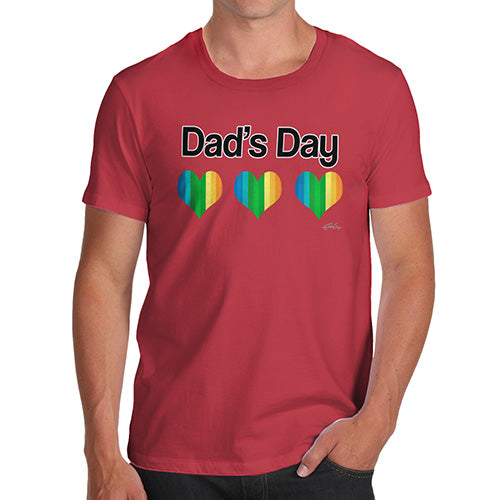 Mens T-Shirt Funny Geek Nerd Hilarious Joke Dad's Day Men's T-Shirt X-Large Red