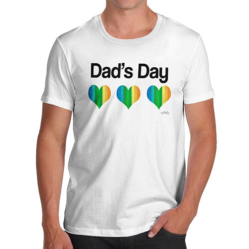 Novelty T Shirts For Dad Dad's Day Men's T-Shirt X-Large White