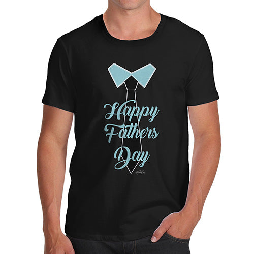 Funny Mens Tshirts Father's Day Shirt And Tie Men's T-Shirt X-Large Black