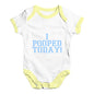 I Pooped Today! Baby Unisex Baby Grow Bodysuit