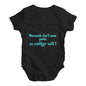 Mermaids Don't Wear Pants Baby Unisex Baby Grow Bodysuit