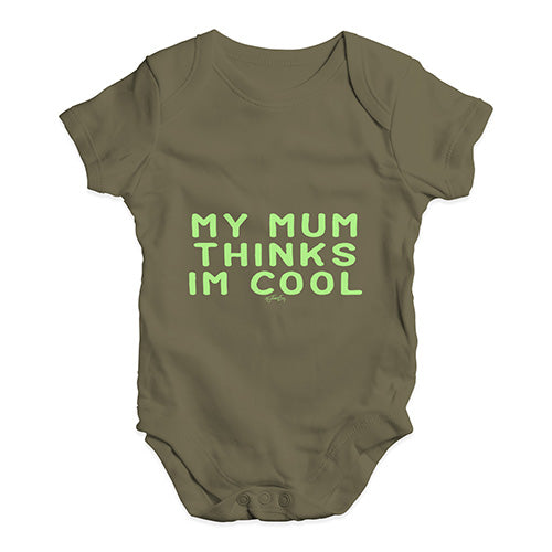 My Mum Thinks I'm Cool Baby Unisex Baby Grow Bodysuit