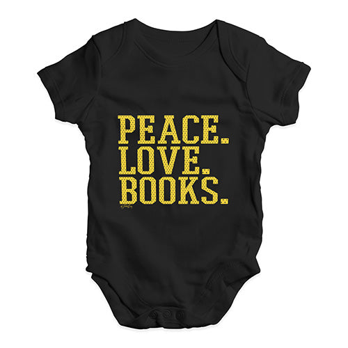 Peace Love Books Baby Unisex Baby Grow Bodysuit