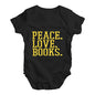 Peace Love Books Baby Unisex Baby Grow Bodysuit