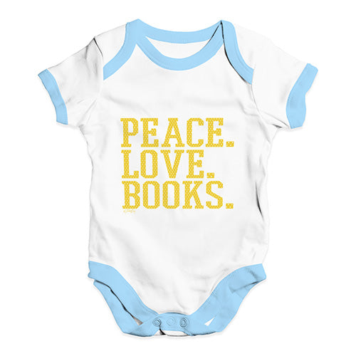 Peace Love Books Baby Unisex Baby Grow Bodysuit