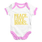 Peace Love Books Baby Unisex Baby Grow Bodysuit