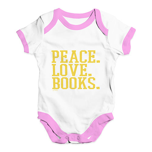 Peace Love Books Baby Unisex Baby Grow Bodysuit