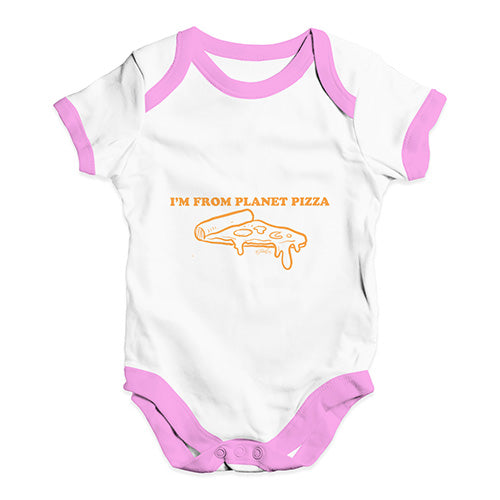 I'm From Planet Pizza Baby Unisex Baby Grow Bodysuit