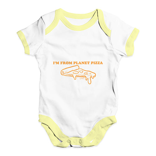 I'm From Planet Pizza Baby Unisex Baby Grow Bodysuit