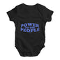 Power To The People Baby Unisex Baby Grow Bodysuit