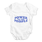 Power To The People Baby Unisex Baby Grow Bodysuit