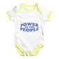 Power To The People Baby Unisex Baby Grow Bodysuit