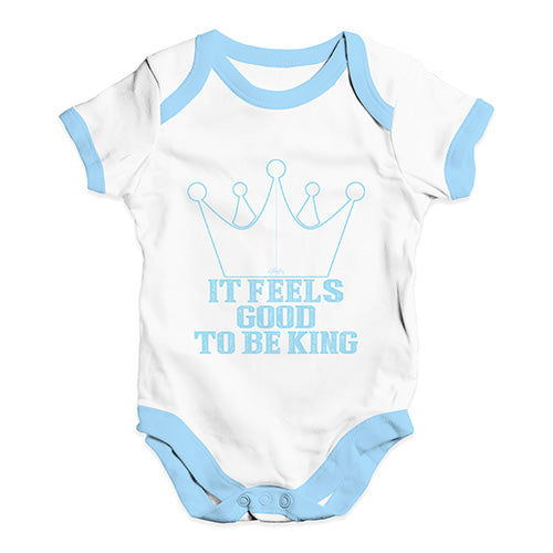 It Feels Good To Be King Baby Unisex Baby Grow Bodysuit