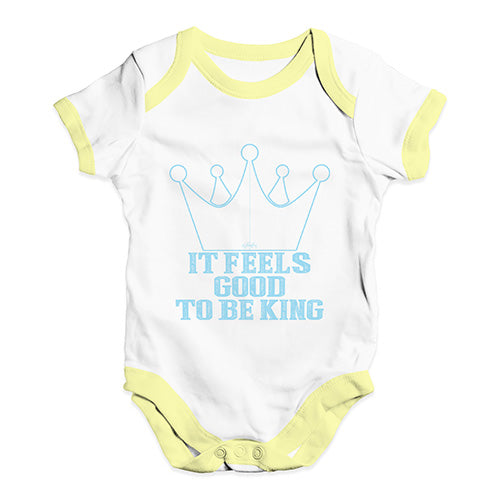 It Feels Good To Be King Baby Unisex Baby Grow Bodysuit