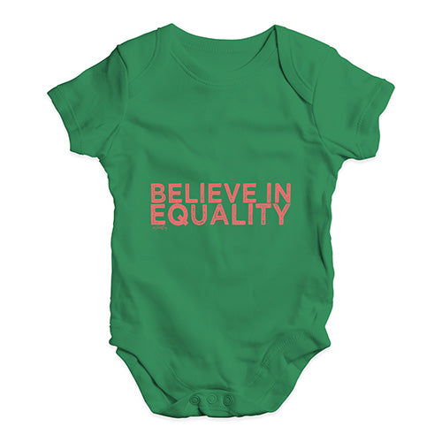 Believe In Equality Baby Unisex Baby Grow Bodysuit