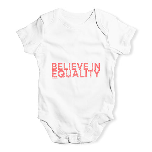 Believe In Equality Baby Unisex Baby Grow Bodysuit