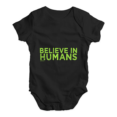 Believe In Humans Baby Unisex Baby Grow Bodysuit