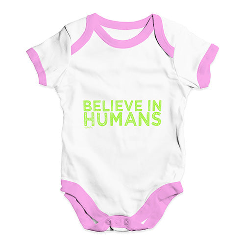 Believe In Humans Baby Unisex Baby Grow Bodysuit