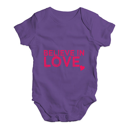 Believe In Love Baby Unisex Baby Grow Bodysuit