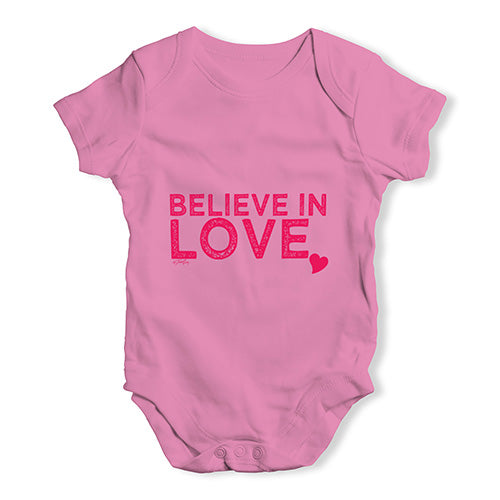 Believe In Love Baby Unisex Baby Grow Bodysuit
